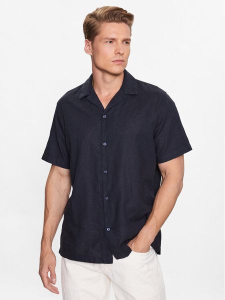 Pepe Jeans Koszula Lastingham PM307759 Granatowy Regular Fit. Niebieskie koszule męskie Pepe Jeans, m, bez wzorów, z bawełny, bez kołnierzyka, bez ramiączek. Za 199.99 zł.