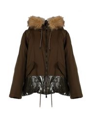Pinko Kurtka "Circus Parka" | 1G16AW Y7HJ | Kobieta | Wojskowa Zieleń. Zielone kurtki damskie Pinko, na zimę, bez wzorów, z poliamidu, bez kaptura. W wyprzedaży za 699.00 zł.