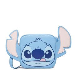 Torebka Disney Classics. Niebieskie listonoszki damskie Disney Classics, bez wzorów, bez dodatków. Za 89.99 zł.
