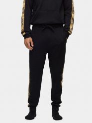 Hugo Spodnie dresowe Sporty Logo 50496995 Czarny Regular Fit. Czarne spodnie sportowe męskie Hugo, l, bez wzorów, z bawełny. Za 239.99 zł.