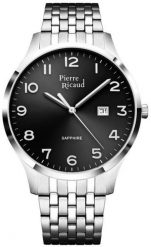 Zegarek męski Pierre Ricaud P60056.5124Q srebrny. Szare zegarki męskie Pierre Ricaud, bez wzorów, srebrne. Za 420.00 zł.