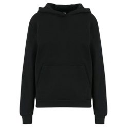 Bluza damska z kapturem Urban Classics Organic Loose Brushed. Czarne bluzy damskie Urban Classics, bez wzorów, bez ramiączek, z kapturem. Za 214.00 zł.