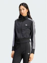 Adidas Bluza Firebird Classic Track Jacket KV9552 Czarny Regular Fit. Czarne bluzy damskie Adidas, l, bez wzorów, z syntetyku, bez ramiączek, bez kaptura. Za 328.99 zł.