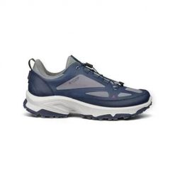 Buty trekkingowe męskie Ecco Receptor XP GTX. Niebieskie trekkingi męskie ecco, z materiału, bez zapięcia. Za 892.00 zł.