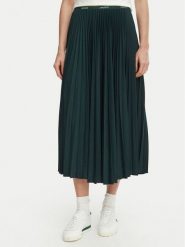 Lacoste Spódnica plisowana JF1402 Zielony ciemny Regular Fit. Zielone spódnice damskie Lacoste, xl, bez wzorów, z syntetyku, plisowane. Za 789.99 zł.