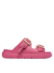 D.Franklin Sandały Vibe Foam 2 DFSH413005 Różowy. Czerwone sandały damskie D.Franklin, bez wzorów, z syntetyku, bez obcasa, na płaskiej podeszwie, bez zapięcia. Za 169.99 zł.