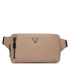 Saszetka nerka Guess. Brązowe saszetki i nerki męskie Guess, z aplikacjami. Za 239.99 zł.