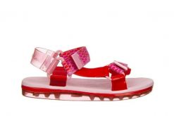 Sandały Melissa Papete Rider Ad Red Pink 010441, Czerwony, Guma - 38. Czerwone sandały damskie Melissa, bez wzorów, z gumy, bez obcasa, bez zapięcia. W wyprzedaży za 242.10 zł.