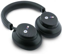 Słuchawki BMW Słuchawki nauszne BMW M Carbon Metal Logo Bluetooth ENC czarny. Czarne słuchawki bezprzewodowe BMW. Za 227.05 zł.