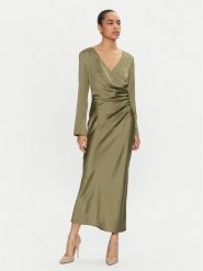 Imperial Sukienka koktajlowa AFGSIBA Zielony Regular Fit. Zielone sukienki damskie Imperial, m, bez wzorów, z syntetyku, wizytowe, bez kołnierzyka, bez ramiączek. Za 259.99 zł.