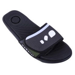 Klapki basenowe męskie Nabaiji Slap 900 Soft. Czarne klapki męskie NABAIJI, bez wzorów, bez zapięcia. Za 119.99 zł.