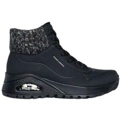 Buty do chodzenia damskie Skechers Uno Rugged Darling. Czarne obuwie sportowe damskie Skechers, bez wzorów, z syntetyku, bez zapięcia, trekkingowe. Za 399.99 zł.