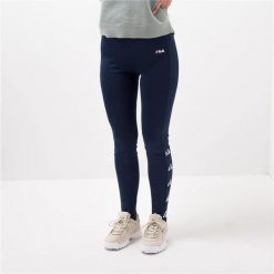 Damskie legginsy Fila FIA WOMEN ROSE TIGHT 687096-170. Czarne legginsy damskie Fila, bez wzorów, z elastanu. Za 89.00 zł.