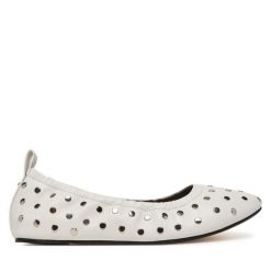 Baleriny MICHAEL Michael Kors. Białe balerinki damskie MICHAEL Michael Kors, bez wzorów, bez obcasa, bez zapięcia. Za 509.99 zł.