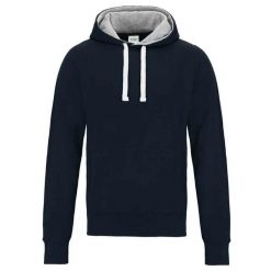 Męska Gładka Bluza Z Kapturem. Niebieskie bluzy męskie AWDIS, m, bez wzorów, z kapturem. Za 234.99 zł.