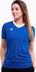 Adidas Koszulka damska adidas Entrada 22 Jersey niebieska HG3947 2XL. Niebieskie bluzki damskie Adidas, xl, bez wzorów, z jersey, bez kołnierzyka, bez ramiączek. Za 70.20 zł.