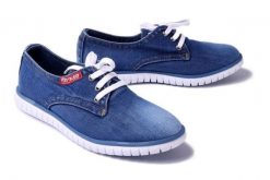 ARTIKER RELAKS 52C0204 jeans, półbuty damskie. Niebieskie półbuty damskie Artiker Relaks, bez wzorów, z jeansu, bez obcasa, bez zapięcia. Za 117.45 zł.