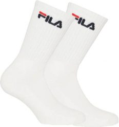 Skarpetki Fila 2-pak Najwyższej Jakości Białe 39-42. Białe skarpetki damskie 661, bez wzorów, z bawełny. Za 119.99 zł.