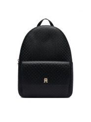 Tommy Hilfiger Plecak Th Icon Backpack Mono AW0AW19284 Czarny. Czarne plecaki damskie Tommy Hilfiger, bez wzorów, ze skóry. Za 699.99 zł.