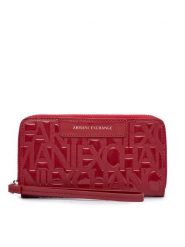 Armani Exchange Portfel XW001606 AF17290 U5081 Czerwony. Czerwone portfele damskie Armani Exchange, ze skóry. Za 379.99 zł.