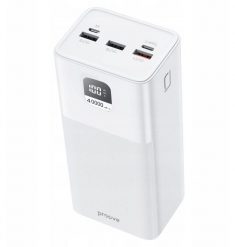 Mocny Powerbank Podróżny 40000mah 100w 3x Usb Usb-a 1x Usb-c Type-c Proove / Pbgi99320002 Giant / Biały. Białe powerbanki PROOVE. Za 277.48 zł.