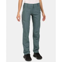 Damskie spodnie outdoorowe Kilpi LAGO-W. Zielone spodnie sportowe damskie Kilpi, na lato, bez wzorów, z nylonu, sportowe, trekkingowe. Za 318.77 zł.
