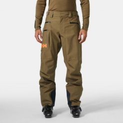 Spodnie narciarskie Helly Hansen Garibaldi 2.0. Brązowe spodnie sportowe męskie Helly Hansen, m, bez wzorów, narciarskie. W wyprzedaży za 1,100.50 zł.