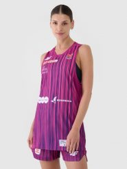 4F Koszulka meczowa replika wyjazdowa z sezonu 2024/25 damska 4F x KS Bydgoszcz - multikolor XL. Białe koszulki sportowe damskie 4F, l, bez wzorów, z dzianiny, bez ramiączek, na fitness i siłownię. Za 199.99 zł.