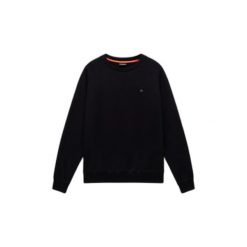 Bluza Napapijri B-Nedles C. Czarne bluzy męskie Napapijri, m, bez wzorów, klasyczne, bez ramiączek, bez kaptura. W wyprzedaży za 322.50 zł.