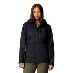 Columbia Kurtka Pouring Adventure Iii 2117191010. Czarne kurtki sportowe damskie Columbia, bez wzorów, z poliamidu, bez ramiączek, bez kaptura, trekkingowe. Za 387.99 zł.