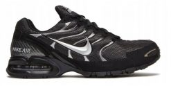 Buty treningowe męskie Nike Air Max Torch 4. Czarne buty sportowe męskie Nike, bez wzorów, z koronki, bez zapięcia, do biegania, nike air max. Za 389.99 zł.