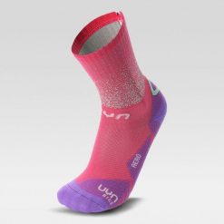 Skarpety rowerowe LADY CYCLING AERO SOCKS r.39-40. Czerwone skarpetki damskie UYN, bez wzorów. Za 89.99 zł.