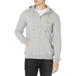 Bluza sportowa męska Quiksilver Quik Words. Szare bluzy sportowe męskie Quiksilver, m, bez wzorów, z bawełny, bez kaptura. W wyprzedaży za 154.00 zł.