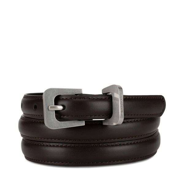 Pasek Damski GINO ROSSI. Brązowe paski damskie Gino Rossi, bez wzorów. Za 99.99 zł.