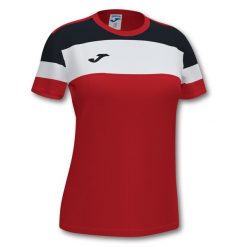 Koszulka do piłki nożnej damska Joma Crew IV. Białe bluzki damskie Joma, l, bez wzorów, sportowe, bez kołnierzyka, bez ramiączek. Za 106.00 zł.