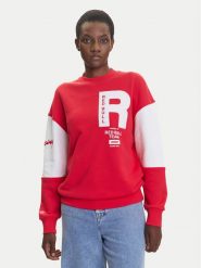 Pepe Jeans Bluza Red Bull Racing Panel Team RL580010 Czerwony Relaxed Fit. Czerwone bluzy damskie Pepe Jeans, s, bez wzorów, z bawełny, bez ramiączek, bez kaptura. Za 419.99 zł.