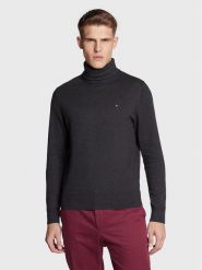 Tommy Hilfiger Golf Pima MW0MW28048 Szary Regular Fit. Szare swetry męskie Tommy Hilfiger, m, bez wzorów, z bawełny, bez kołnierzyka, bez ramiączek. Za 559.99 zł.