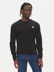 Calvin Klein Jeans Sweter LV040EM217 Czarny Regular Fit. Czarne swetry męskie Calvin Klein Jeans, m, bez wzorów, z jeansu, bez kołnierzyka, bez ramiączek. Za 159.99 zł.