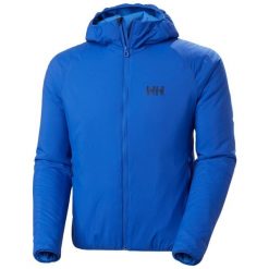 Kurtka ocieplana z kapturem Helly Hansen Verglas. Niebieskie kurtki męskie Helly Hansen, m, bez wzorów, z kapturem. Za 509.99 zł.