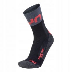 Skarpety rowerowe męskie Uyn Cycling Light Socks Black / Red. Brązowe skarpety męskie UYN, bez wzorów. Za 74.99 zł.