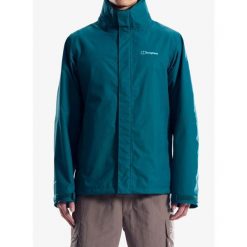 Kurtka z membraną męska Berghaus Rg Alpha 2.0 Shell Jkt Am. Niebieskie kurtki męskie Berghaus, m, bez wzorów, bez kaptura. Za 709.49 zł.