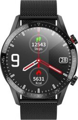 Smartwatch KingWear L13 Czarny (5904653721440). Czarne zegarki smartwatch Kingwear, bez wzorów. Za 188.00 zł.