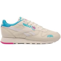 Buty treningowe damskie Reebok Classic Leather. Brązowe obuwie sportowe damskie Reebok, bez wzorów, bez zapięcia, Reebok Classic. Za 422.00 zł.