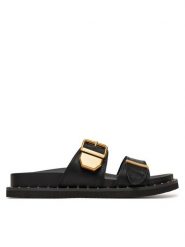 Aldo Klapki Elyna 13904966 Czarny. Czarne klapki damskie Aldo, bez wzorów, ze skóry, bez obcasa, bez zapięcia. Za 309.99 zł.