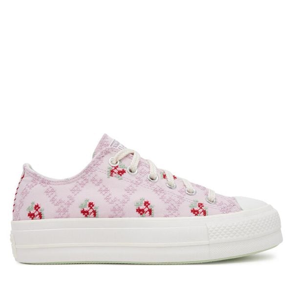 Trampki Converse. Czerwone trampki i tenisówki damskie Converse, bez wzorów, bez zapięcia. Za 265.99 zł.