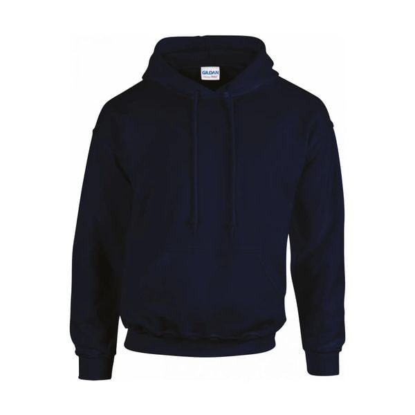 Bluza z kapturem Gildan Heavy Blend. Niebieskie bluzy damskie GILDAN, xl, bez wzorów, z bawełny, klasyczne, bez ramiączek, z kapturem. Za 82.65 zł.