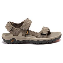 Sandały Teva. Szare sandały męskie Teva, bez wzorów, sportowe, bez zapięcia. Za 269.99 zł.
