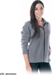 R.E.I.S. POLLADYDS - Bluza polarowa, damska zapinana na suwak - jasnoszary 2XL. Szare bluzy damskie R.E.I.S., s, bez wzorów, z polaru, bez ramiączek, bez kaptura. Za 72.28 zł.