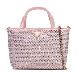 Torebka Guess. Czerwone torebki do ręki damskie Guess, z aplikacjami, bez dodatków. Za 589.99 zł.