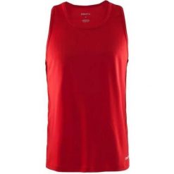 Męski podkoszulek sportowy Craft Mind czerwony. Czerwone koszulki sportowe męskie Craft, m, bez wzorów, z poliesteru, bez ramiączek, do biegania. Za 73.68 zł.